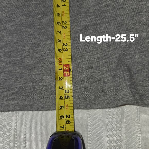 Halloween Grey Gray Womens Tshirt Top Sz XXL 20 Pima Cotton Haunting Long Sleeve - Picture 9 of 15